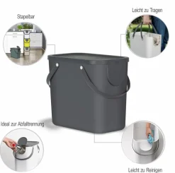 Abfallbehälter Albula 25 l<Rotho Clearance