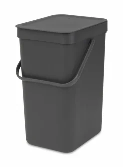 Entsorgen & Recyclen|Entsorgen & Recyclen|brabantia Abfallbehälter Sort&Go 12l Grey Grau