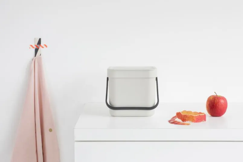 brabantia Entsorgen & Recyclen|Entsorgen & Recyclen-Abfallbehälter Sort&Go 3l Light Grey Hellgrau