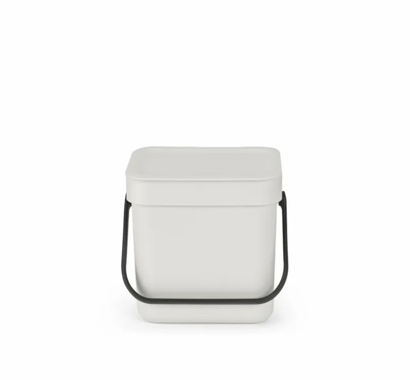 brabantia Entsorgen & Recyclen|Entsorgen & Recyclen-Abfallbehälter Sort&Go 3l Light Grey Hellgrau