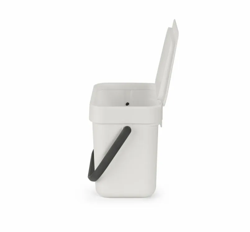 brabantia Entsorgen & Recyclen|Entsorgen & Recyclen-Abfallbehälter Sort&Go 3l Light Grey Hellgrau