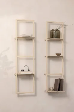 Metallbude Regale-Ablage Rivo Cashew