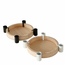 BOLTZE Kerzen & Kerzenhalter-Adventskranz Skovde Ø 22 cm Braun
