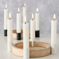 BOLTZE Kerzen & Kerzenhalter-Adventskranz Skovde Ø 22 cm Braun