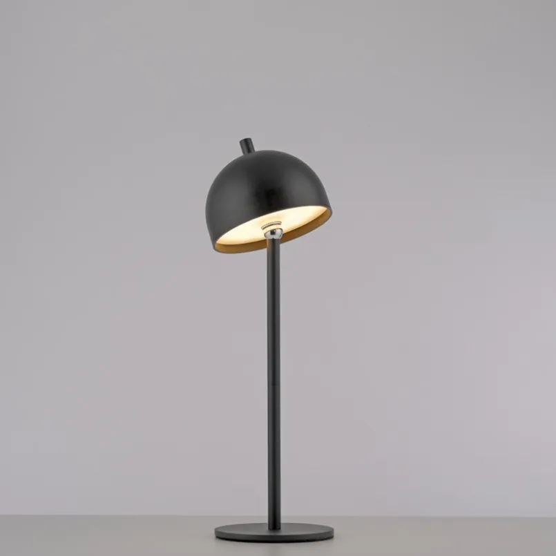 Außenstehleuchten|Außenstehleuchten|SCHÖNER WOHNEN-Kollektion Akku-Stehlampe Bellis Schwarz