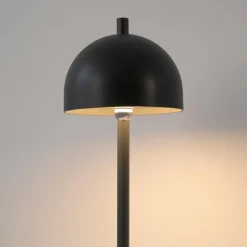 Außenstehleuchten|Außenstehleuchten|SCHÖNER WOHNEN-Kollektion Akku-Stehlampe Bellis Schwarz