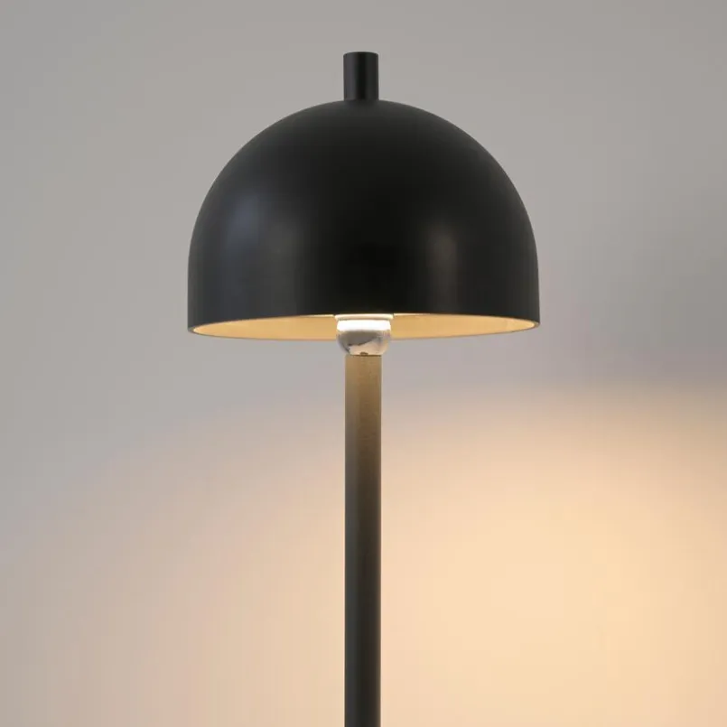 Außenstehleuchten|Außenstehleuchten|SCHÖNER WOHNEN-Kollektion Akku-Stehlampe Bellis Schwarz