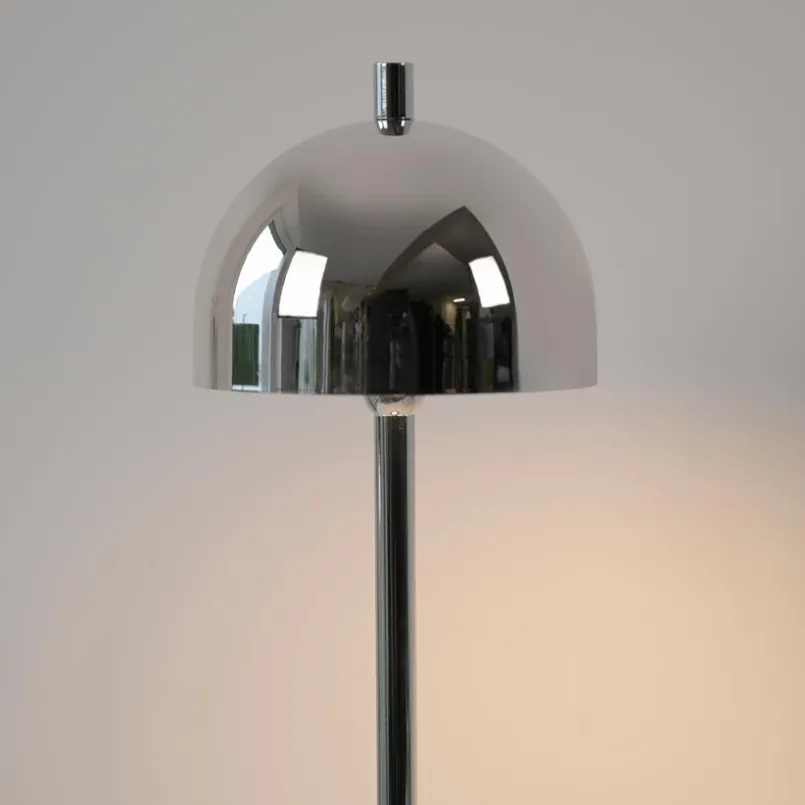 SCHÖNER WOHNEN-Kollektion Außenstehleuchten|Außenstehleuchten-Akku-Stehlampe Bellis Chrom