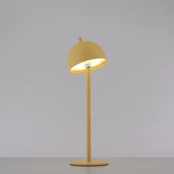 Außenstehleuchten|Außenstehleuchten|SCHÖNER WOHNEN-Kollektion Akku-Stehlampe Bellis Gelb