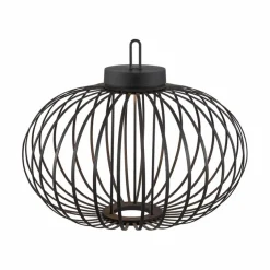 Außentischleuchten|Außentischleuchten|JUST LIGHT. Akku-Tischleuchte Gabbia Schwarz