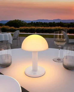 Außentischleuchten|Außentischleuchten|Villeroy & Boch Akku-Tischleuchte Bergamo Weiß