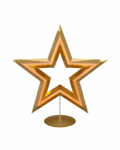 Sompex Leuchtobjekte|Akkuleuchten-Akku-Tischleuchte Freestar Gold