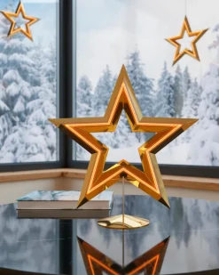 Sompex Leuchtobjekte|Akkuleuchten-Akku-Tischleuchte Freestar Gold