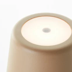 Brilliant Außentischleuchten|Außentischleuchten-Akku-Tischleuchte Kaami Cappuccino