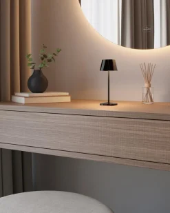 Außentischleuchten|Außentischleuchten|Villeroy & Boch Akku-Tischleuchte Neapel Micro Schwarz