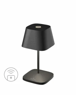 Außentischleuchten|Außentischleuchten|Villeroy & Boch Akku-Tischleuchte Neapel RC Schwarz pulverbeschichtet