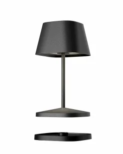 Außentischleuchten|Außentischleuchten|Villeroy & Boch Akku-Tischleuchte Neapel RC Schwarz pulverbeschichtet