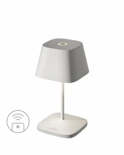 Außentischleuchten|Außentischleuchten|Villeroy & Boch Akku-Tischleuchte Neapel RC Weiß pulverbeschichtet
