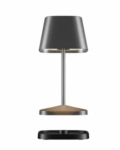 Außentischleuchten|Außentischleuchten|Villeroy & Boch Akku-Tischleuchte Neapel RC Graphit