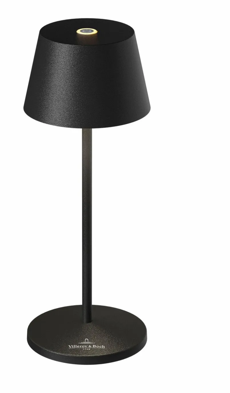Villeroy & Boch Außentischleuchten|Außentischleuchten-Akku-Tischleuchte Seoul Micro RC Schwarz pulverbeschichtet
