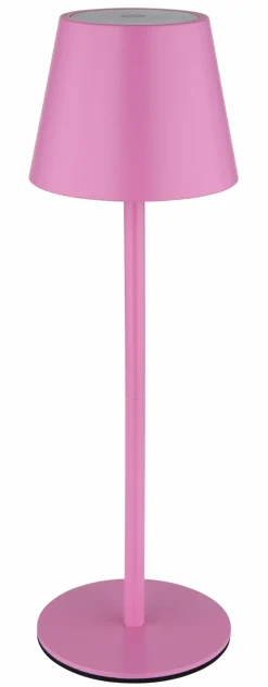 Globo Außentischleuchten|Außentischleuchten-Akku-Tischleuchte Vannie I Pink