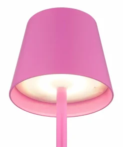Globo Außentischleuchten|Außentischleuchten-Akku-Tischleuchte Vannie I Pink