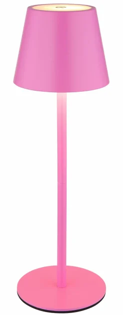 Globo Außentischleuchten|Außentischleuchten-Akku-Tischleuchte Vannie I Pink