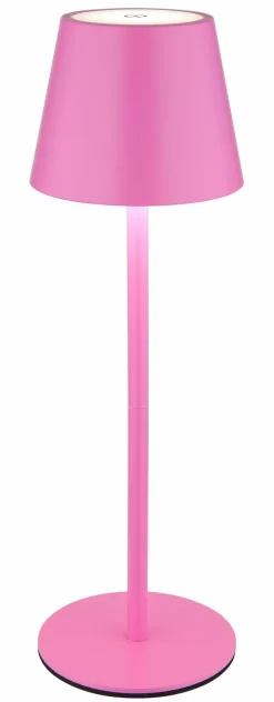 Globo Außentischleuchten|Außentischleuchten-Akku-Tischleuchte Vannie I Pink