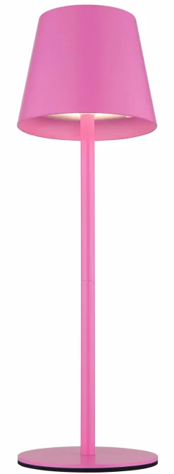 Globo Außentischleuchten|Außentischleuchten-Akku-Tischleuchte Vannie I Pink
