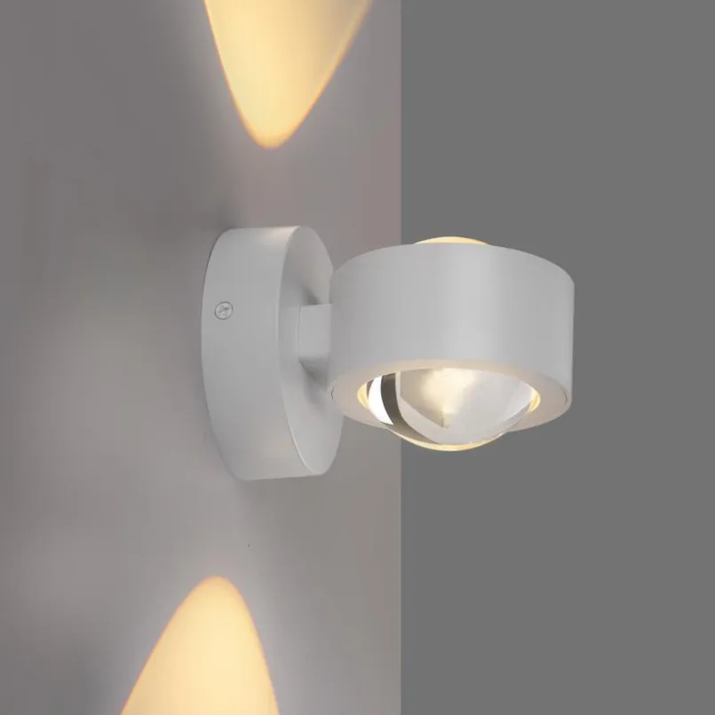 JUST LIGHT. Wandleuchten-Akku-Wandleuchte Chia Weiß