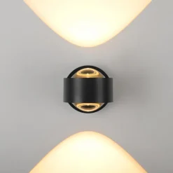 JUST LIGHT. Wandleuchten-Akku-Wandleuchte Chia Anthrazit