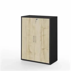 Büroschränke & Regale|Mäusbacher Aktenschrank Big Profi Office Anthrazit / Birke
