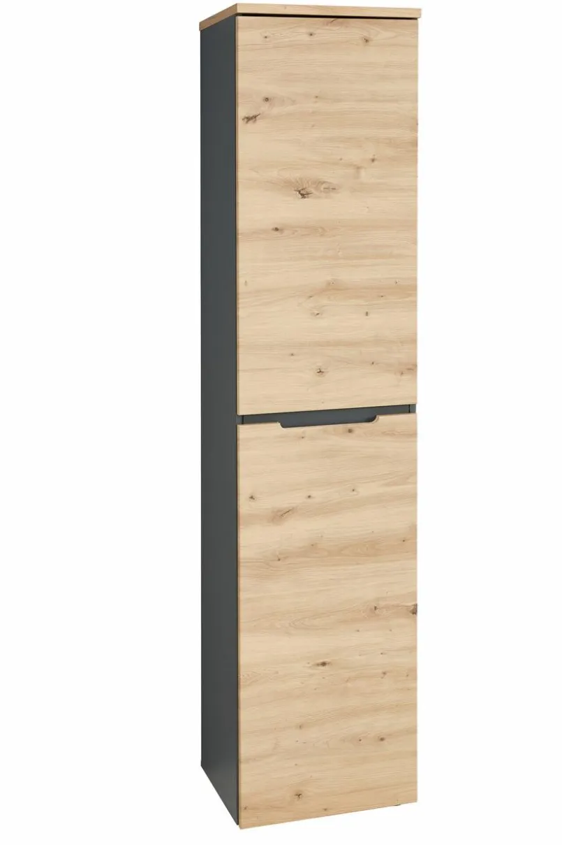 Innostyle Büroschränke & Regale-Aktenschrank Memphis Eiche Artisan / Graphit
