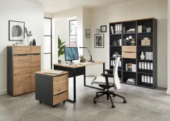 Büroschränke & Regale|Innostyle Aktenschrank Memphis Eiche Artisan / Graphit