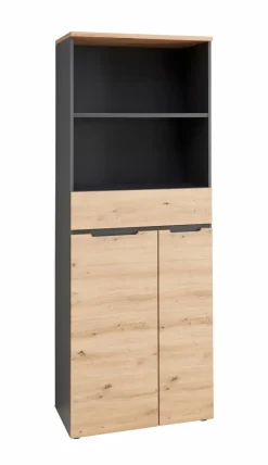 Büroschränke & Regale|Innostyle Aktenschrank Memphis Eiche Artisan / Graphit