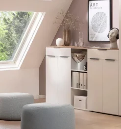 Büroschränke & Regale|Composad Aktenschrank Pronto Cashmere / Artisan Eiche