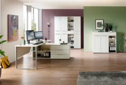 Innostyle Büroschränke & Regale-Aktenschrank Santorin Weiß