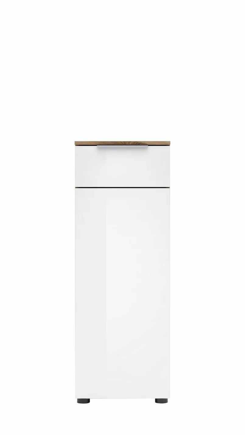 Innostyle Büroschränke & Regale-Aktenschrank Santorin Eiche / Weiß