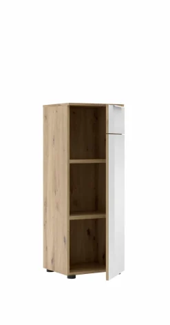 Innostyle Büroschränke & Regale-Aktenschrank Santorin Eiche / Weiß