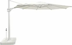 Sonnenschirme|LIRO Ampelschirm Amrum Schirm Ø350 cm Weiß
