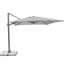 Doppler Sonnenschirme-Ampelschirm Ravenna AX 300 x 300 cm Hellgrau