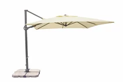 Doppler Sonnenschirme-Ampelschirm Ravenna AX 300 x 300 cm Natur