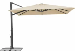 Schneider Schirme Sonnenschirme-Ampelschirm Rhodos Smart 300 x 300 cm Natur