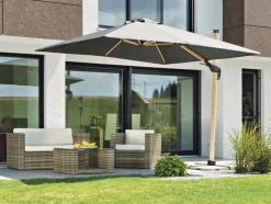 Ampelschirm Rhodos Twist Woody 300x300cm<Schneider Schirme Hot