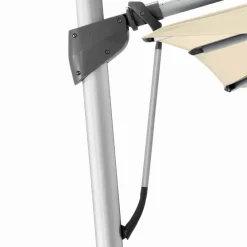 Glatz Sonnenschirme-Ampelschirm Sombrano S+ Easy 400 x 300cm Grau