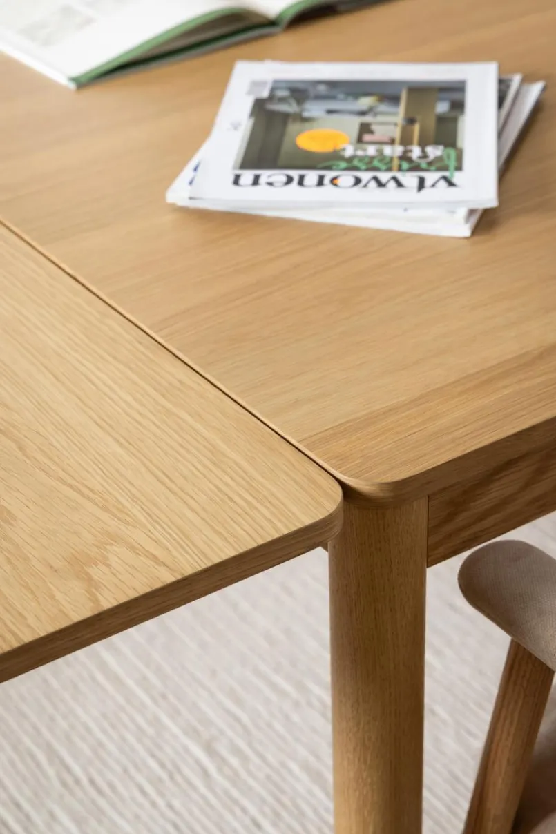 Actona Esstische-Ansteckplatte Atlantic 2er Set Eiche