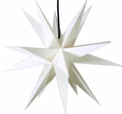 Guru-Shop Leuchtobjekte|Lichterketten & Dekoleuchten-Außen-Dekoleuchte Melchior Weiß