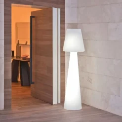 new garden Akkuleuchten|Außenstehleuchten-Außenstehlampe Lola Weiß