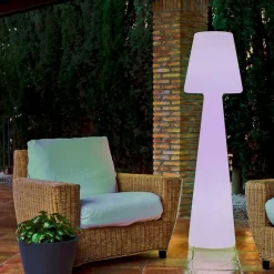 new garden Akkuleuchten|Außenstehleuchten-Außenstehlampe Lola Weiß