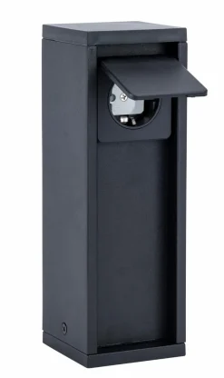 Wege- & Bodenleuchten|Wege- & Bodenleuchten|Lutec Außenstromsäule Mains Anthrazit